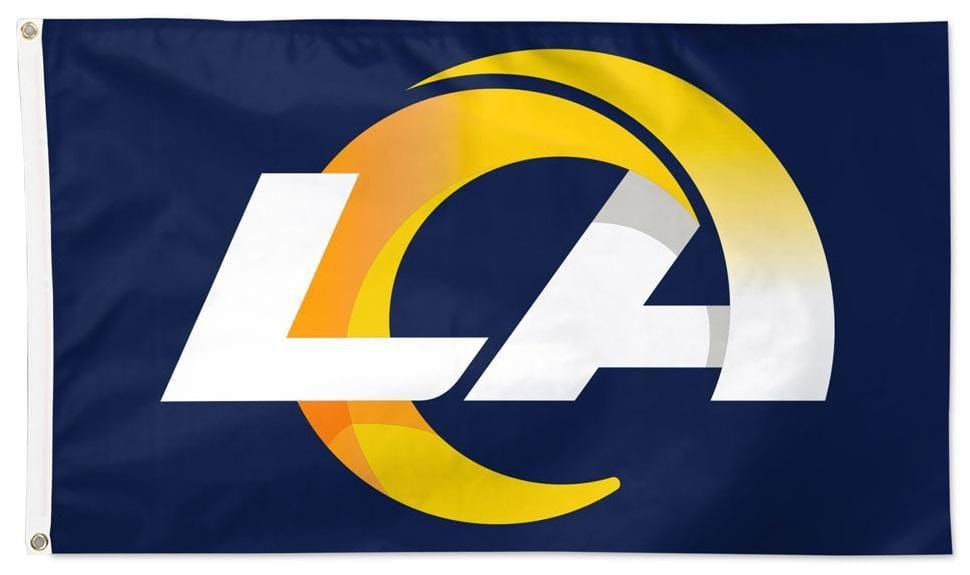 Los Angeles Rams Flag 3x5 Logo Navy heartlandflags