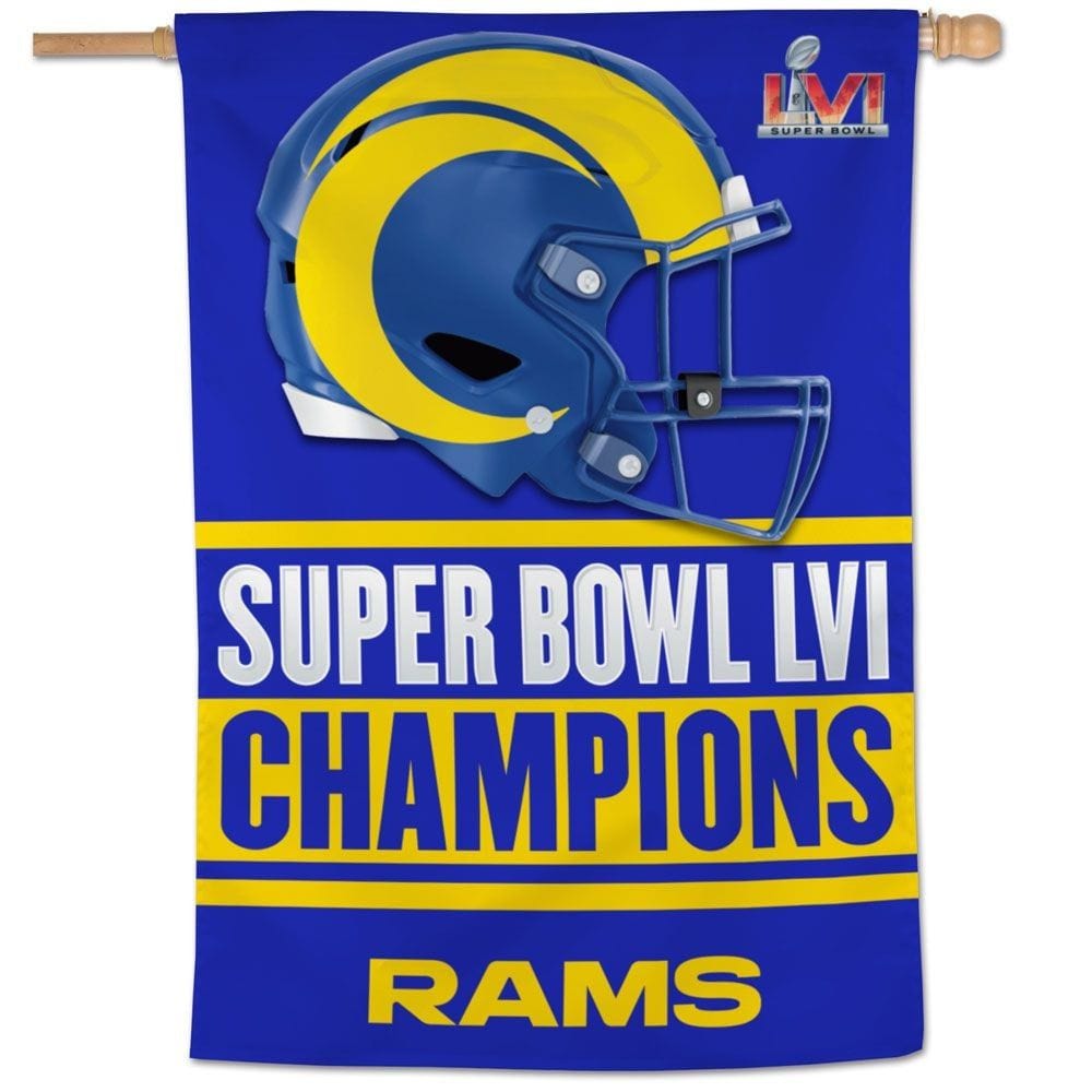 Los Angeles Rams Flag Super Bowl LVI Champions heartlandflags