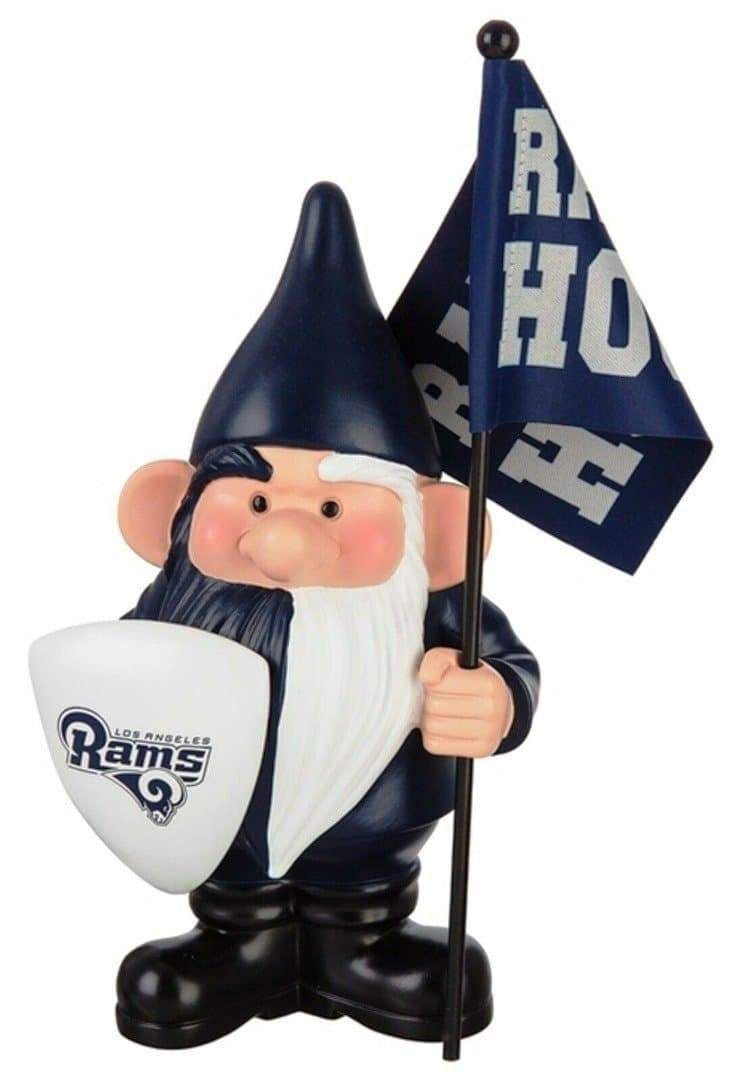 Los Angeles Rams Gnome with Flag Rams House heartlandflags