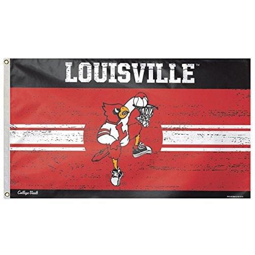 Louisville Cardinals Flag 3x5 Basketball Vault Logo heartlandflags