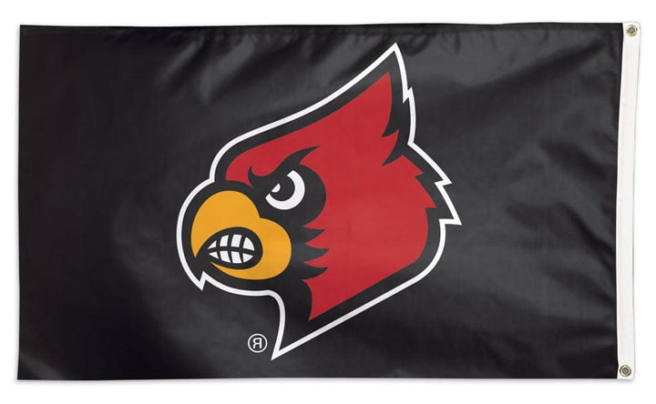 Louisville Cardinals Flag 3x5 Black heartlandflags