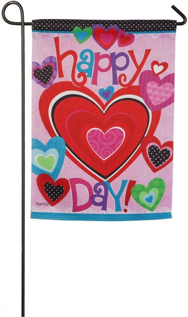 Love Day Garden Flag 2 Sided Valentine heartlandflags