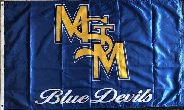 Martensdale St. Marys Flag 2 Sided 3x5 Blue Devils High School heartlandflags