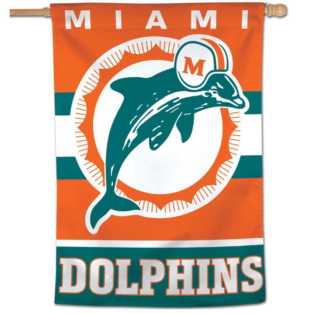 Miami Dolphins Banner Retro House Flag heartlandflags