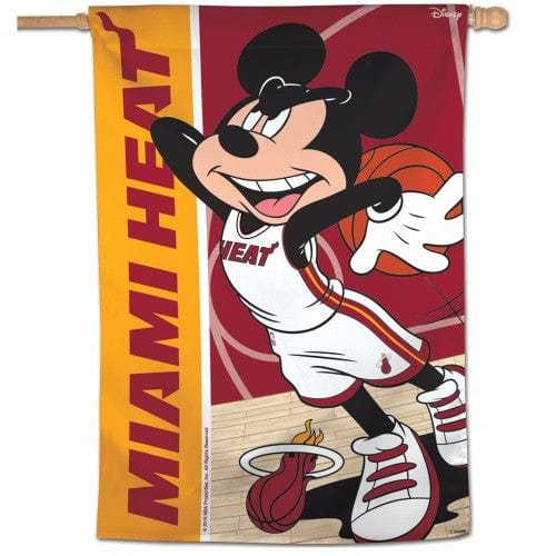 Miami Heat House Flag Disney Mickey Mouse heartlandflags