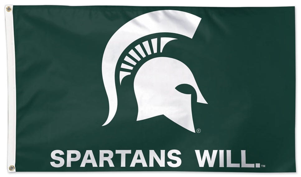 Michigan State Spartans Flag 3x5 Spartans Will heartlandflags