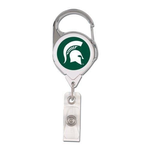 Michigan State Spartans Reel 2 Sided Premium Badge Holder heartlandflags