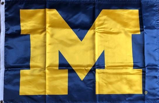 Michigan Wolverines Flag 2 Sided 2x3 heartlandflags