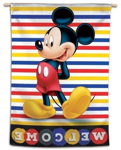 Mickey Mouse House Flag Disney Welcome Banner heartlandflags