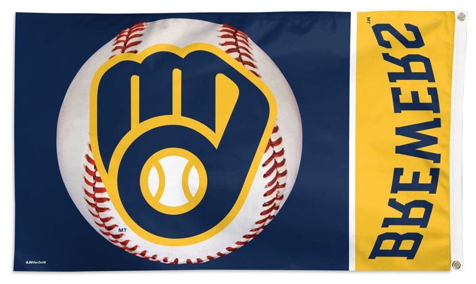 Milwaukee Brewers Flag 3x5 Baseball Logo heartlandflags