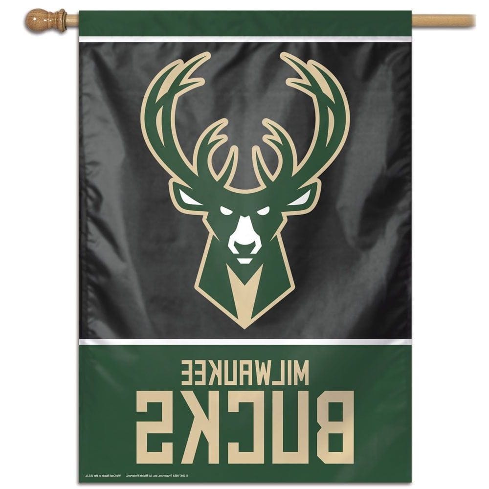 Milwaukee Bucks Flag Vertical House Banner 28x40 heartlandflags