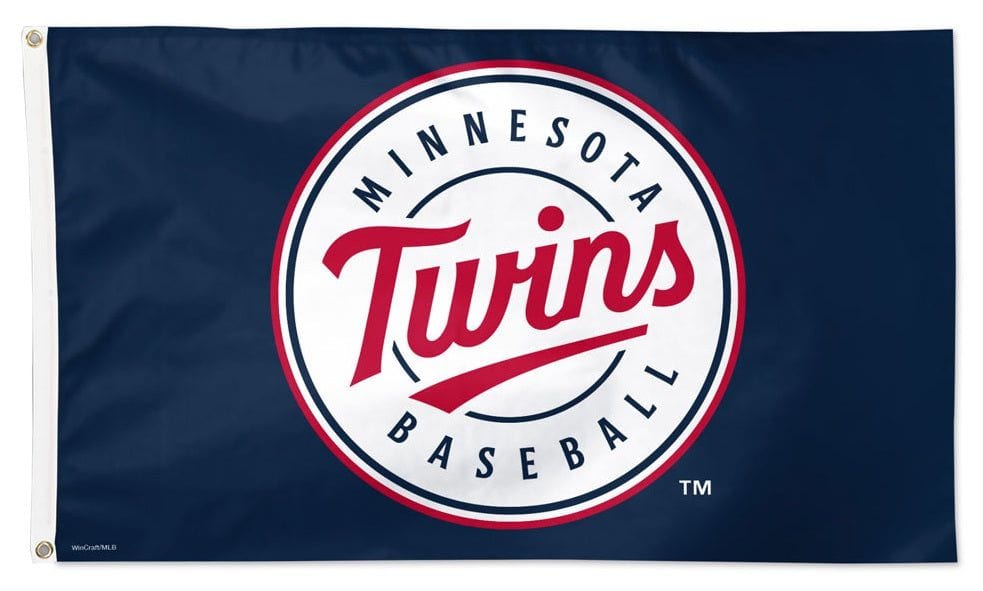 Minnesota Twins Flag 3x5 New Logo Round heartlandflags