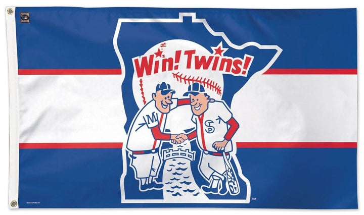 Minnesota Twins Flag 3x5 Throwback Logo heartlandflags