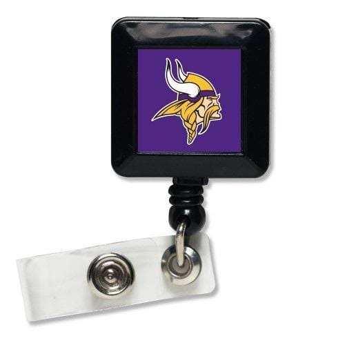 Minnesota Vikings Reel Retractable Badge Holder heartlandflags