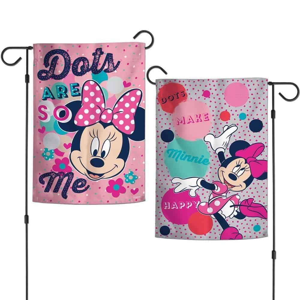 Minnie Mouse Garden Flag 2 Sided Rock The Bow heartlandflags