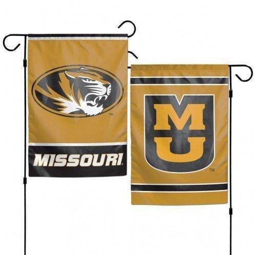 Missouri Tigers 2 Sided MU Garden Flag Double Design heartlandflags