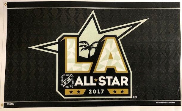 NHL 2017 All Star Game 3x5 Flag Commemorative Los Angeles heartlandflags