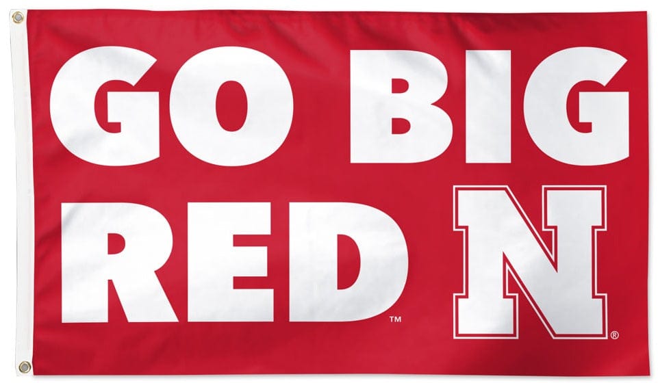 Nebraska Go Big Red Flag 3x5 heartlandflags