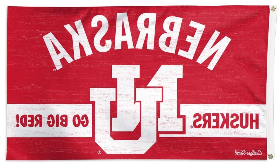 Nebraska Huskers Go Big Red Flag 3x5 Vault heartlandflags