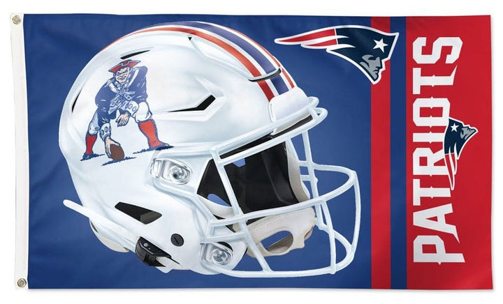 New England Patriots Flag 3x5 Alternate Helmet heartlandflags