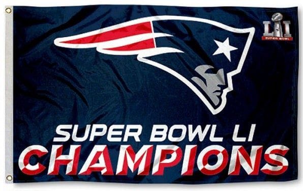 New England Patriots Flag 3x5 Super Bowl LI Champions heartlandflags