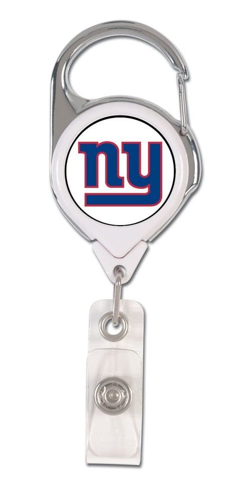 New York Giants Reel 2 Sided Retractable ID Badge Holder heartlandflags