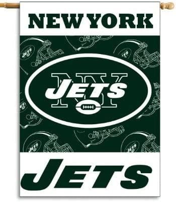 New York Jets Flag 2 Sided House Banner heartlandflags