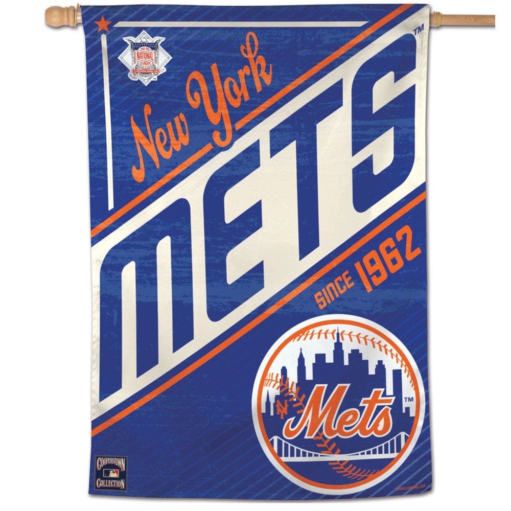 New York Mets Flag Cooperstown Throwback House Banner heartlandflags