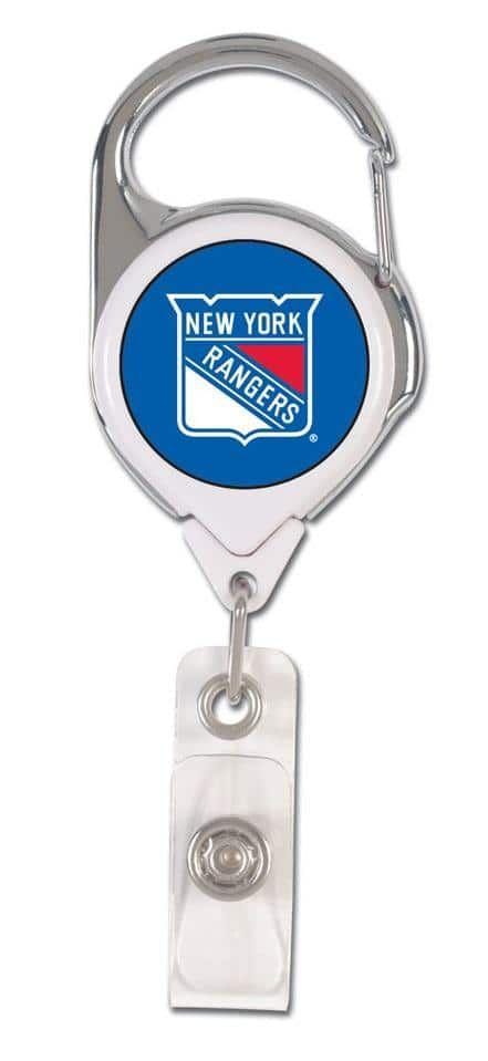 New York Rangers Reel Premium 2 Sided Domed ID Badge Holder heartlandflags