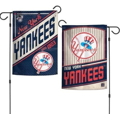 New York Yankees Garden Flag 2 Sided Classic Retro Logo heartlandflags