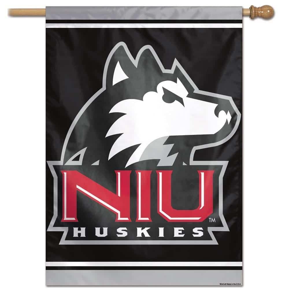 Northern Illinois Huskies Flag NIU House Banner heartlandflags