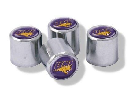 Northern Iowa Panthers Tire Valve Stem Caps 4-Pack UNI heartlandflags