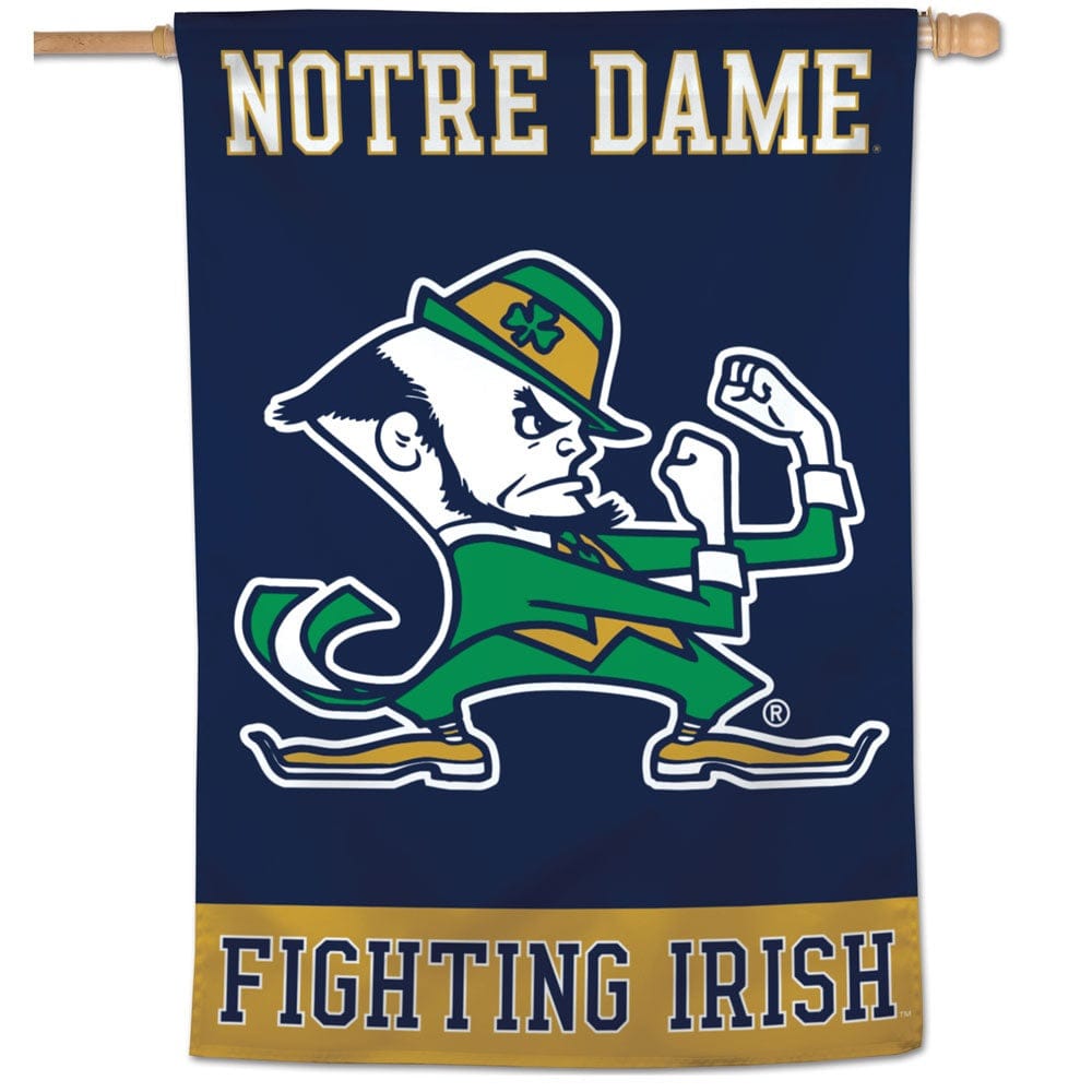 Notre Dame Fighting Irish Flag Leprechaun House Banner heartlandflags