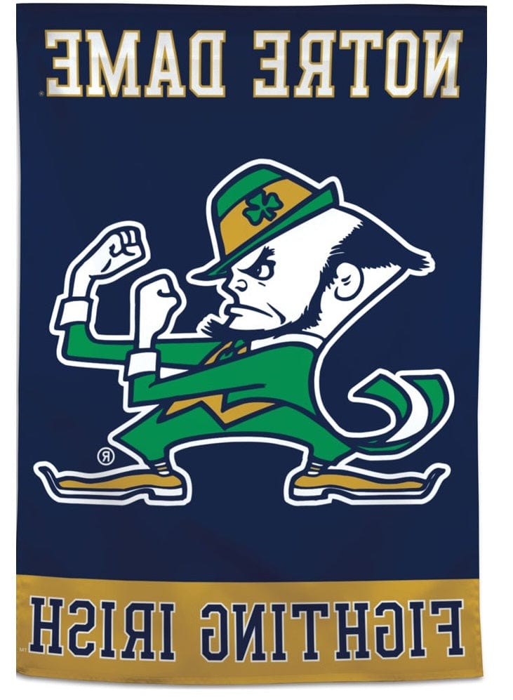 Notre Dame Fighting Irish Flag Leprechaun House Banner heartlandflags