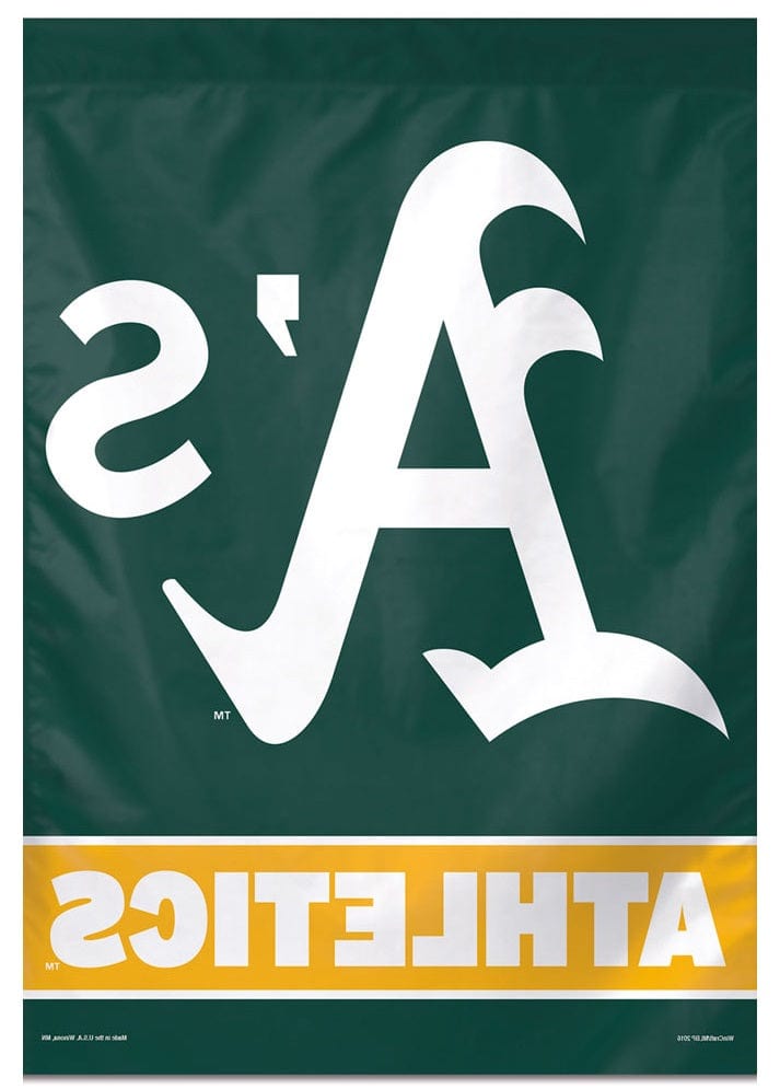 Oakland A's Banner Vertical Flag heartlandflags