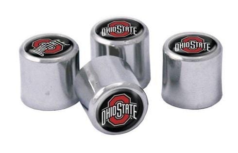 Ohio State Buckeyes Tire Valve Stem Caps 4-Pack heartlandflags