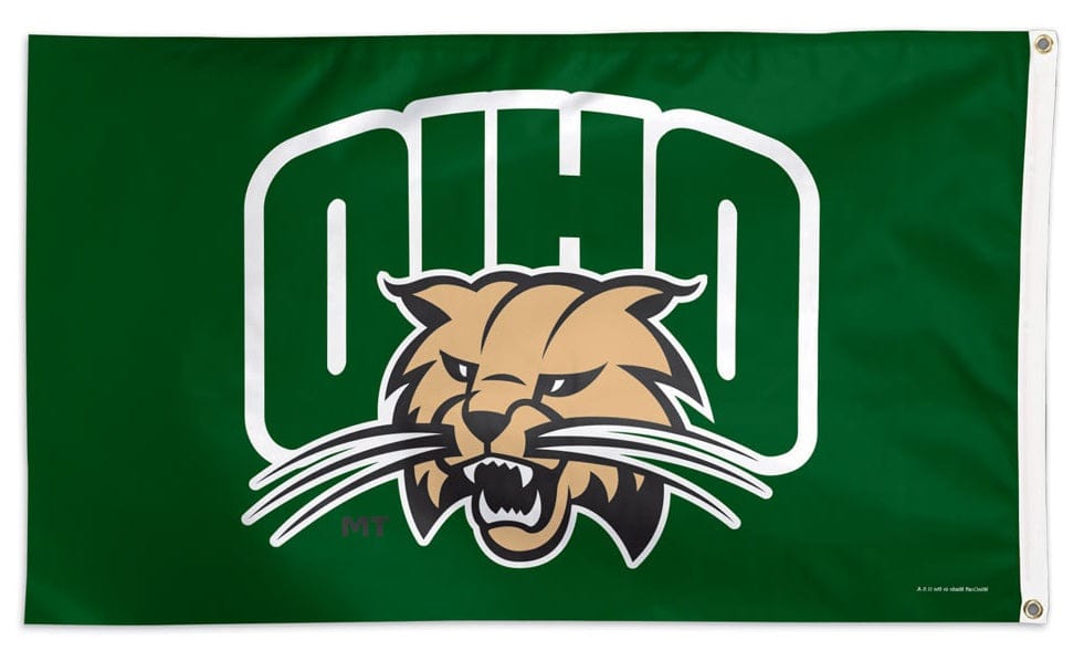 Ohio University Flag 3x5 Bobcats Logo heartlandflags