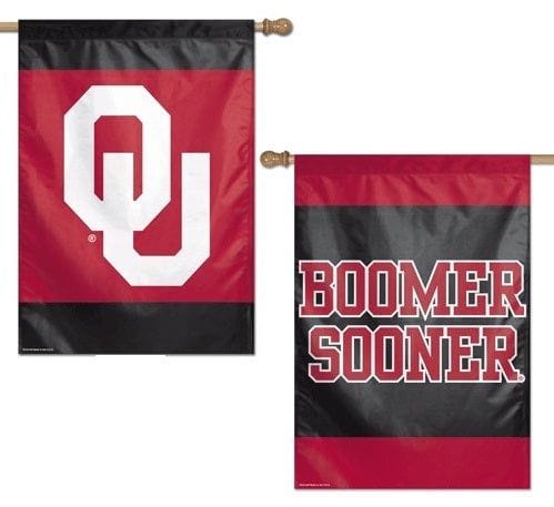 Oklahoma Sooners Banner 2 Sided Boomer Sooner heartlandflags