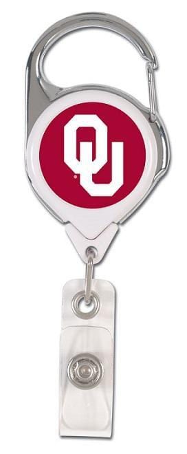 Oklahoma Sooners Reel 2 Sided Retractable Badge Holder heartlandflags