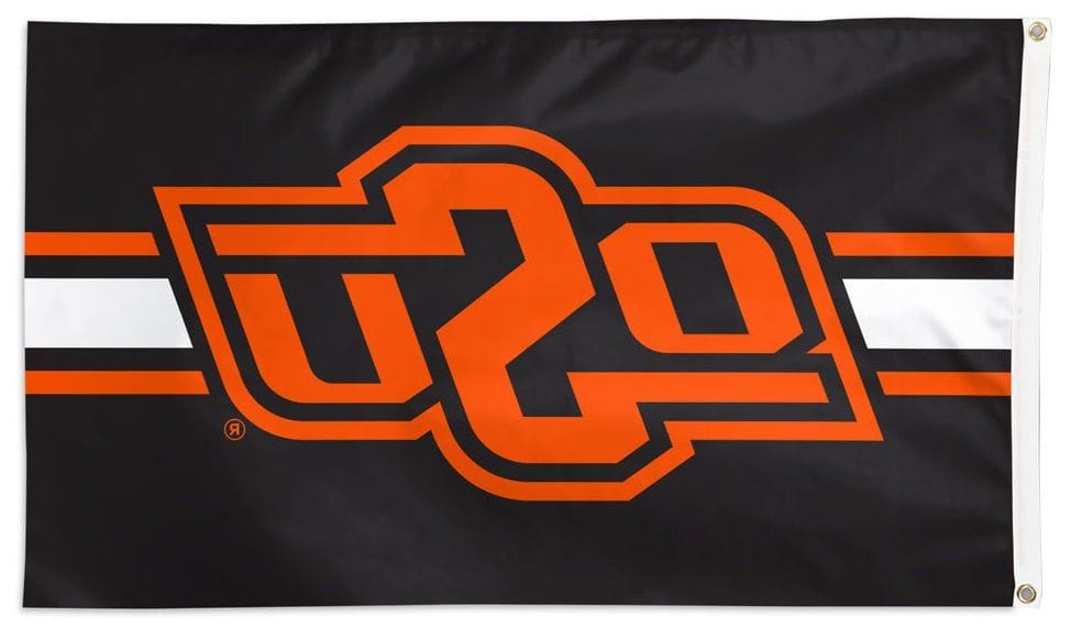 Oklahoma State University Flag 3x5 Horizontal Stripe heartlandflags