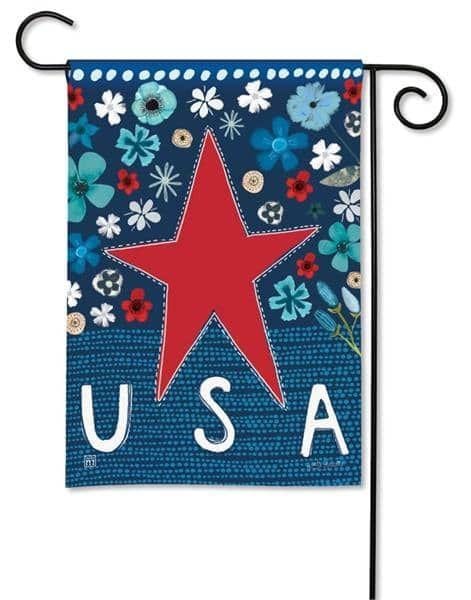 Patriotic Star Garden Flag USA heartlandflags