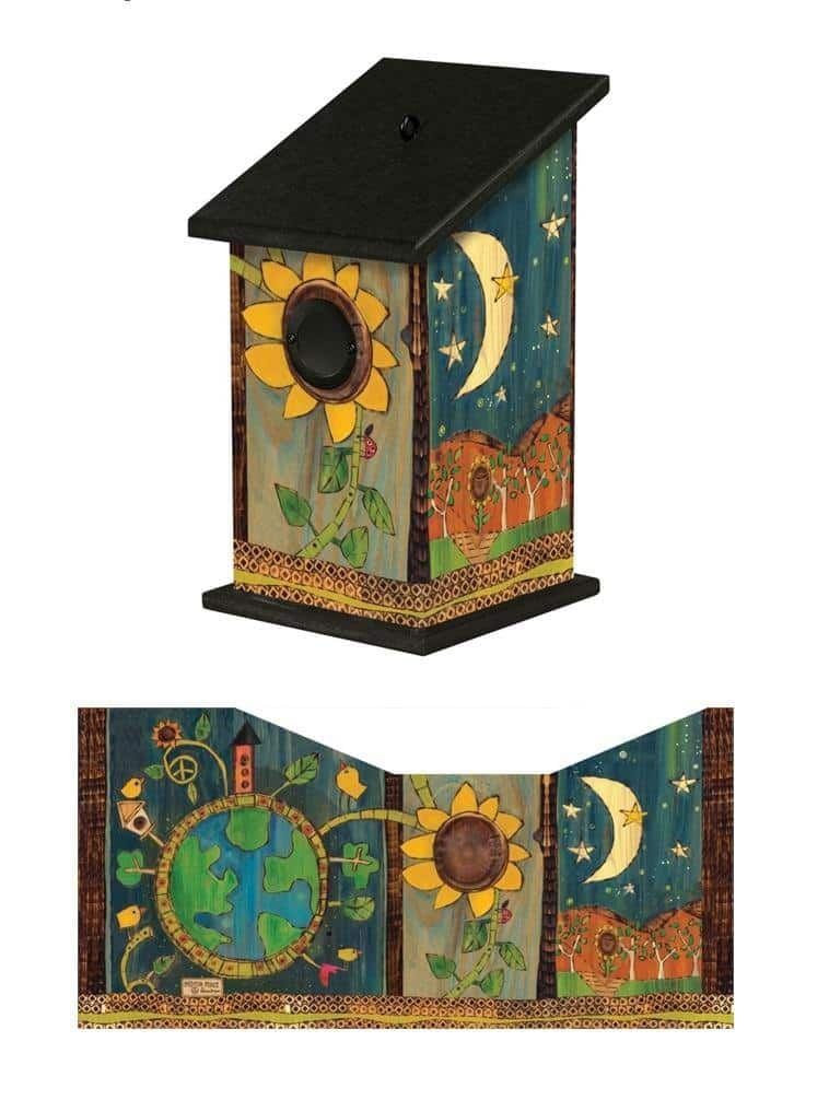 Peaceful Earth Birdhouse heartlandflags