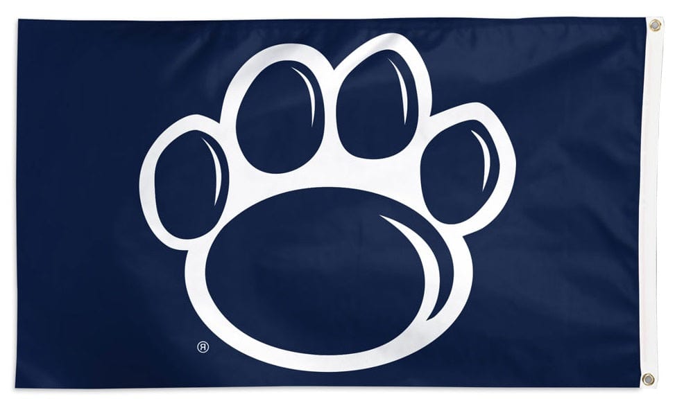 Penn State Flag 3x5 PAW Logo heartlandflags