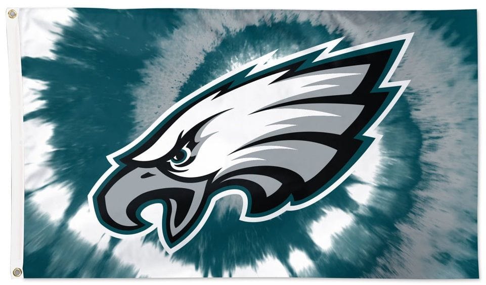 Philadelphia Eagles Flag 3x5 Tie Dye Logo heartlandflags