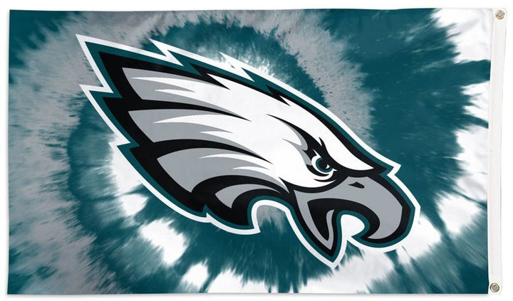 Philadelphia Eagles Flag 3x5 Tie Dye Logo heartlandflags