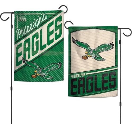 Philadelphia Eagles Garden Flag 2 Sided Retro Classic Logo heartlandflags