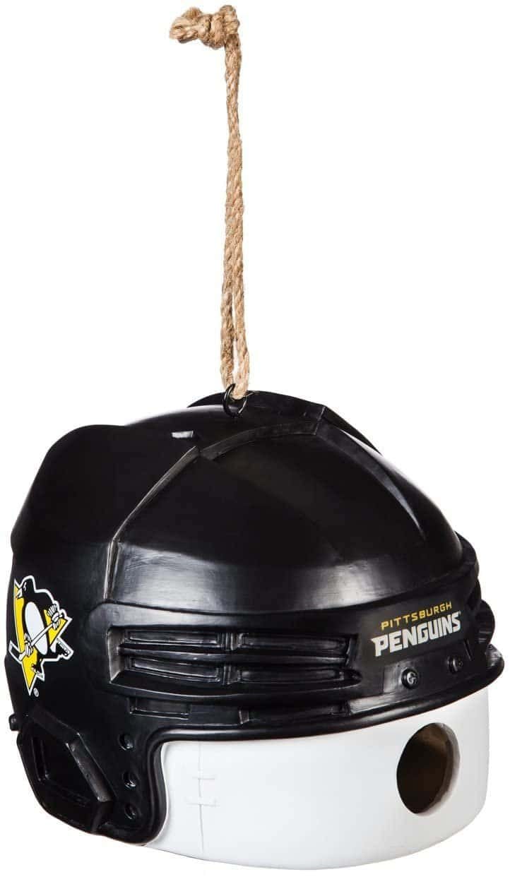 Pittsburgh Penguins Birdhouse Goalie Helmet Design heartlandflags