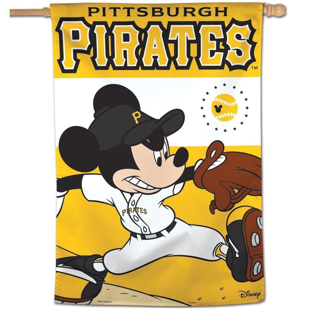 Pittsburgh Pirates Flag Mickey Mouse House Banner Disney heartlandflags