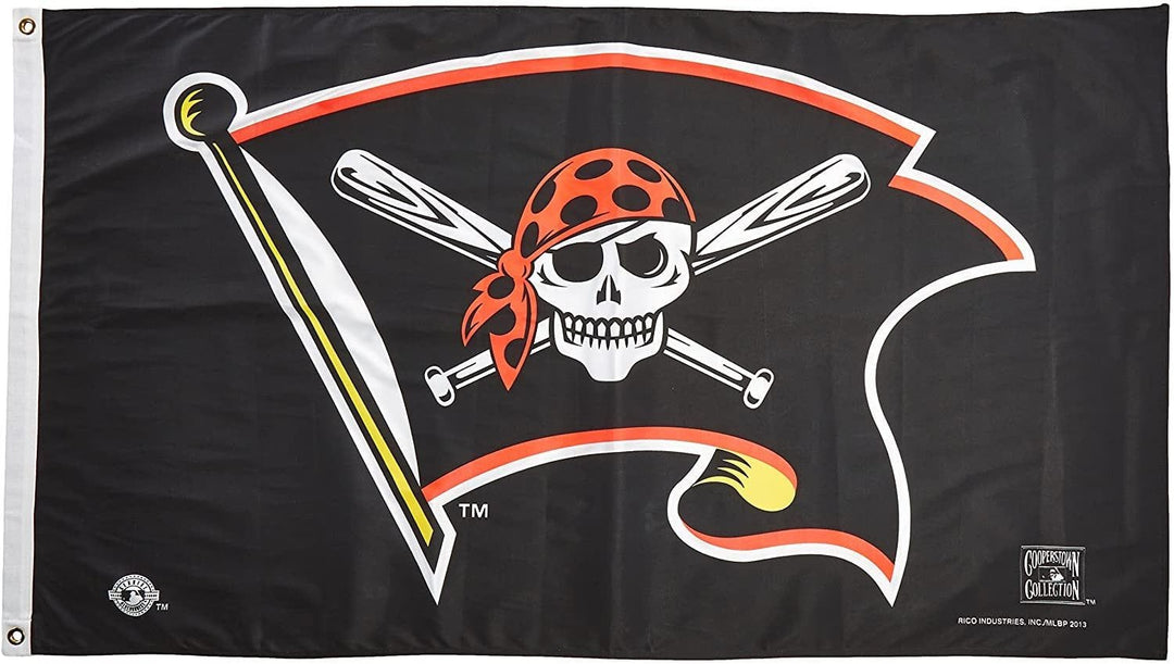 Pittsburgh Pirates Jolly Roger 3x5 Flag heartlandflags