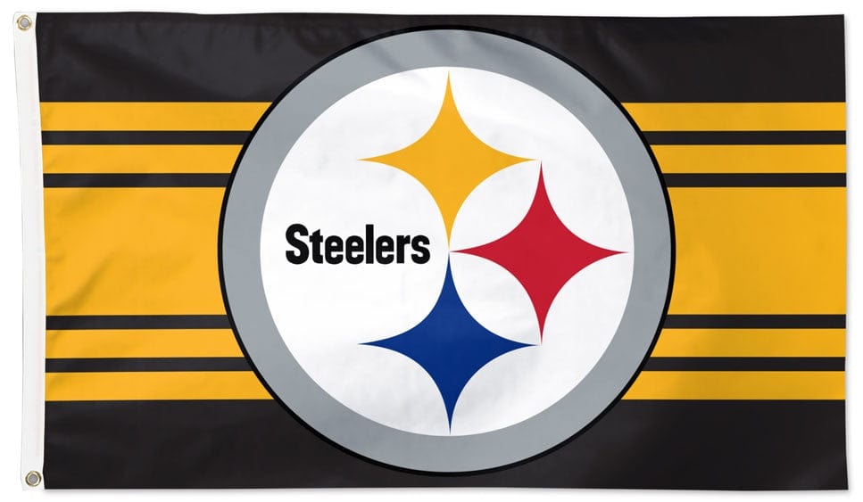 Pittsburgh Steelers Flag 3x5 Stripes heartlandflags